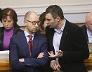 Yatsenyuk and Klitschko