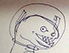 Dinosaurier, gezeichnet, mit Helm