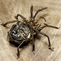 steampunk spinne