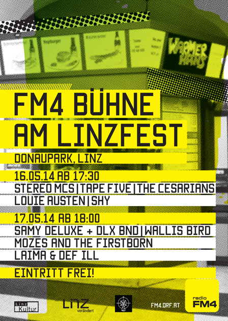 Poster mit Line-up
