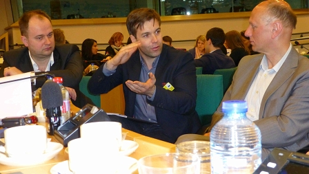 European journalists discuss the Ukraine crisis in Brussels