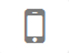 Das Icon eines Smartphones