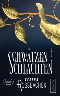 Das Buchcover zu "Schwätzen und Schlachten" ziert ein Tapetenmuster