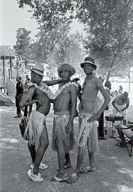 Three attendants at the Johannesburg Pride Parade 2010