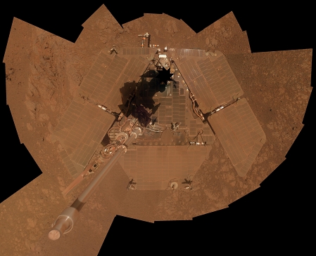 "Self-Portrait by Opportunity Mars Rover in January 2014"