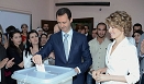 Assad votes