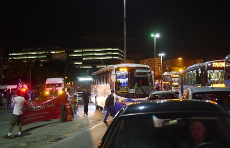 Straßensperren in Rio