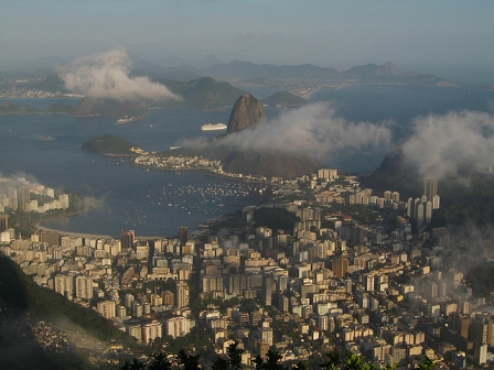 Rio de Janeiro aus der Vogelperspektive