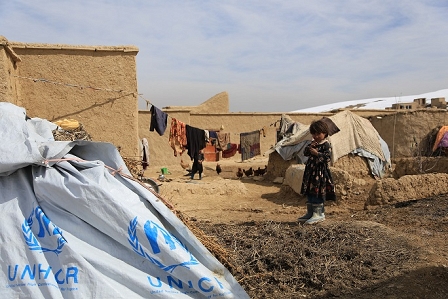 An area with a high number of returnees in Kochi Abad, Afghanistan. 