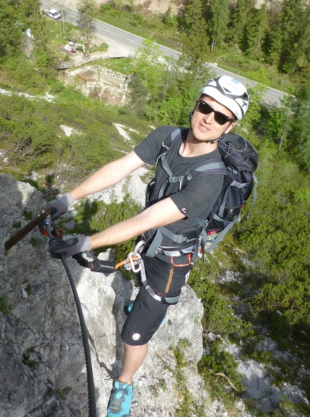 climbing in Ramsau