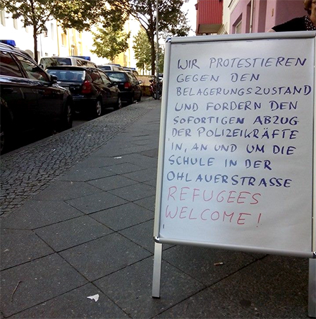 Proteste in Kreuzberg