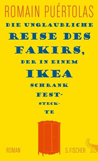 Buchcover "Die unglaubliche Reise des Fakirs, der in einem Ikea-Schrank feststeckte"