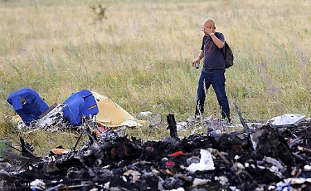 MH17 wreckage