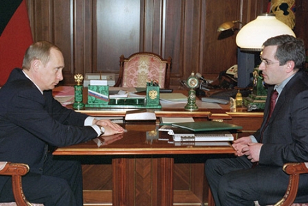 Vladimir Putin und Michail Chodorkowski