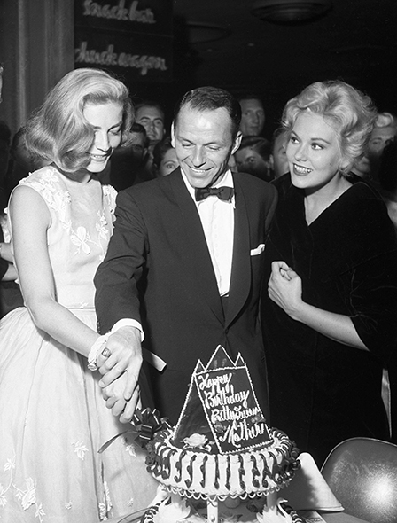 Lauren Bacall, Frank Sinatra und Kim Novak