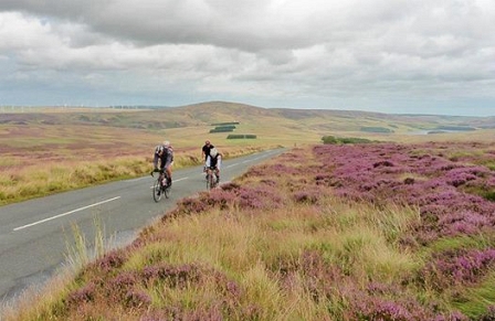 The ride over the moors of Scotland