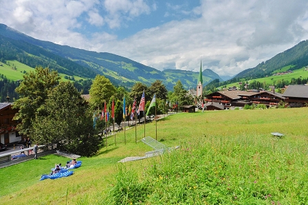 Alpine view from the European Forum