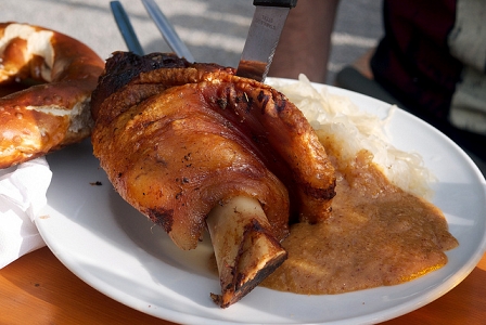 Schweinshaxe, Stelze