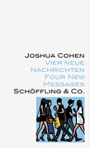 Joshua Cohen "Vier neue Nachrichten"-Cover