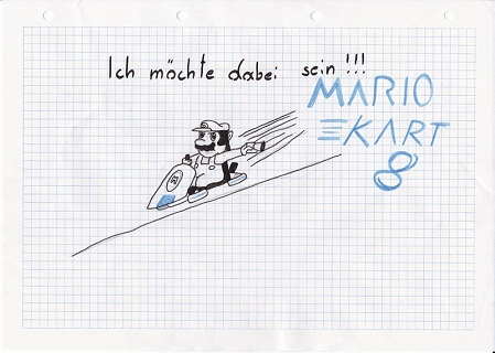 Mario Kart Zeichnung