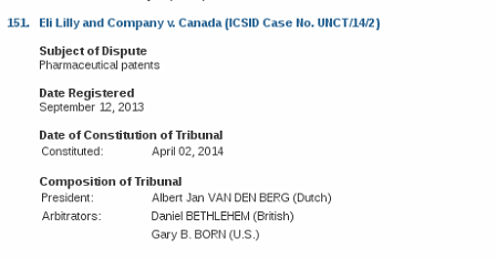 Eli Lilly klagt Kanada