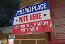 US polling station