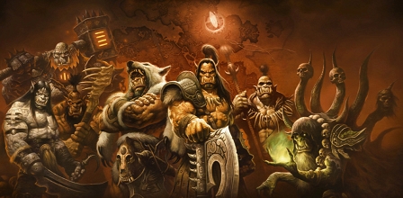 Ladescreen der WoW-Erweiterung Warlords of Draenor.