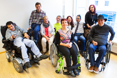 Gruppenfoto vom Team des Vereines Reiz im Büro in Dornbirn