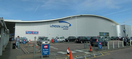 Luton Airport in London