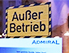 Schild "Außer Betrieb"