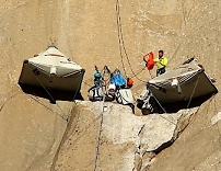 Dawn wall climb