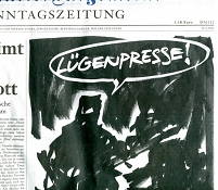 Das Cover der Frankfurter Allgemeinen Sonntagszeitung vom 11.1. 2015