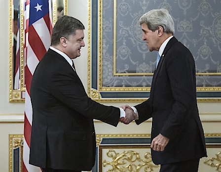 Poroshenko and Kerry