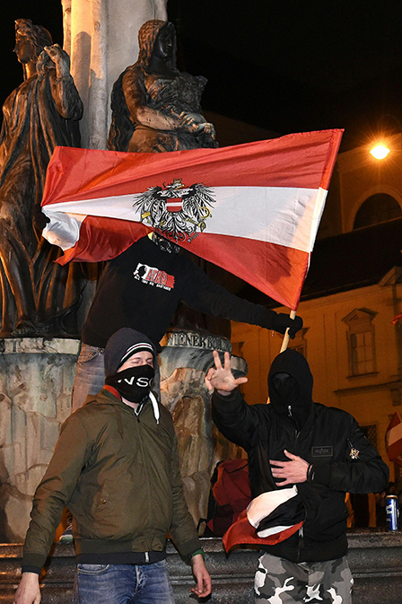 Pegida Demonstration Wien