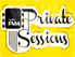 Private Sessions Schriftzug