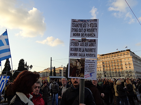 Demonstrationen in Athen