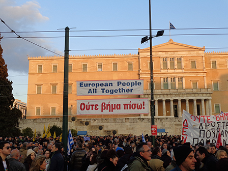 Demonstrationen in Athen