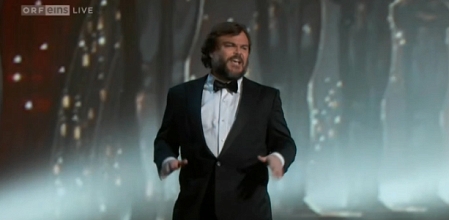 Jack Black singt bei der Eröffnungsnummer bei den Oscars