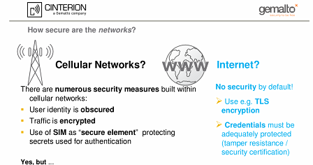 Screenshot aus Gemalto-Präsentation zur M2M-Sicherheit 