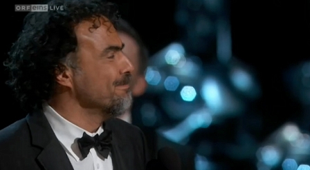 Regisseur Alejandro González Iñárritu bei der Oscarverleihung