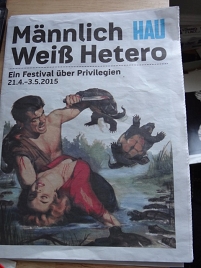 © HAU Programmheft "Männlich, Weiß, Hetero"
