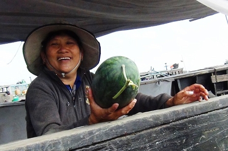 Woman on the Mekong Delta