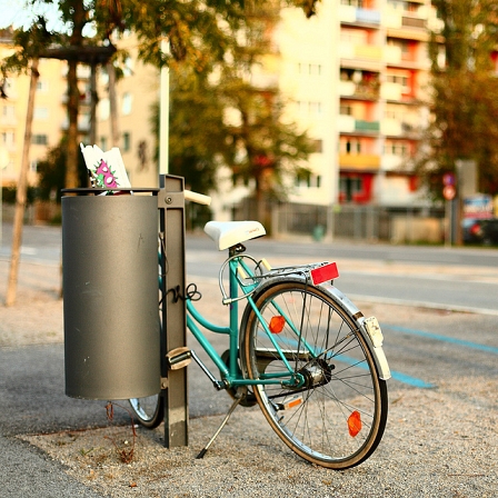 Fahrrad in der Stadt