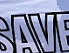 Ausschnitt aus einem Demo-Transparent: "Save"