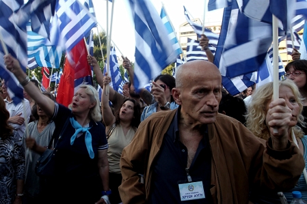 Golden Dawn supporters