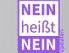 Logo von "Nein heißt Nein"