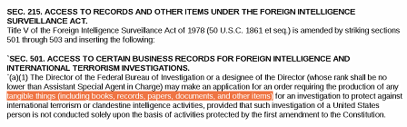 Section 215 des US Patriot Act 