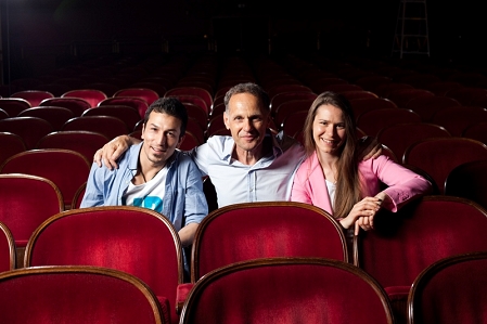 Javid Hakem, Regisseur Peter Raffalt und Maryna Sychova