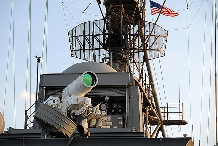 Laserkanone auf der USS Ponce