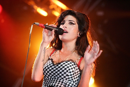 Amy Winehouse auf der Bühne